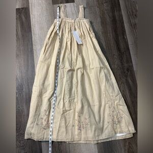 WDW Well Dressed Wolf Natural Josephine Josie Maxi Dress. BNWT, Size 7